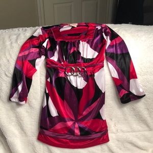 EUC girls Candies 3/4 sleeve blouse 👚 size large